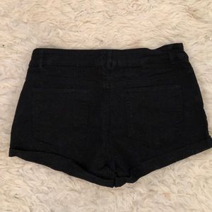 H&M • black denim shorts US size 4